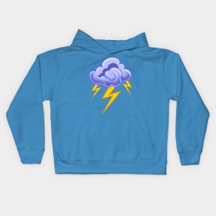 Lightning Storm Cloud Kids Hoodie